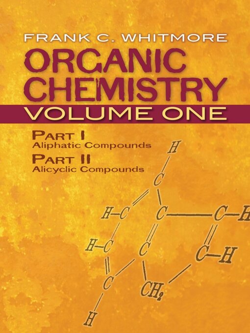 Cover image for Organic Chemistry, Volume One